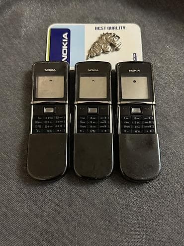 Nokia 8 Sirocco, < 2 GB Memory Capacity, rəng - Qara, Düyməli