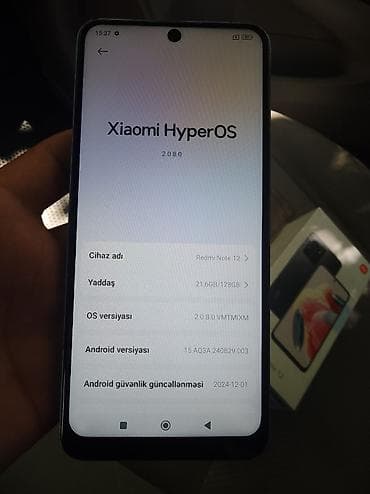 Redmi Note 14 Pro, 128 GB, rəng - Mavi, Sensor, Barmaq izi, İki sim kartlı lalafo.az -da Redmi Note 14 Pro, 128 GB, rəng - Mavi, Sensor, Barmaq izi, İki sim kartlı