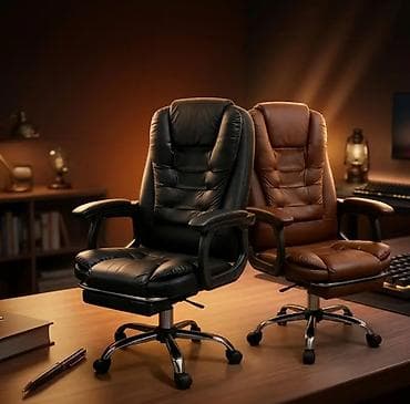 gence kreslo: Yeni, Təkərli, Qolları tənzimlənmir, Süni dəri — 3