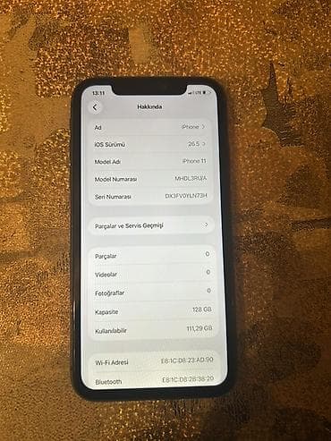 IPhone 11, 128 GB, Qara, Face ID — 2