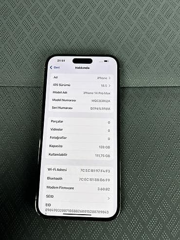 iphone 11 ilə barter: IPhone 14 Pro Max, 128 GB, Qızılı, Simsiz şarj — 3