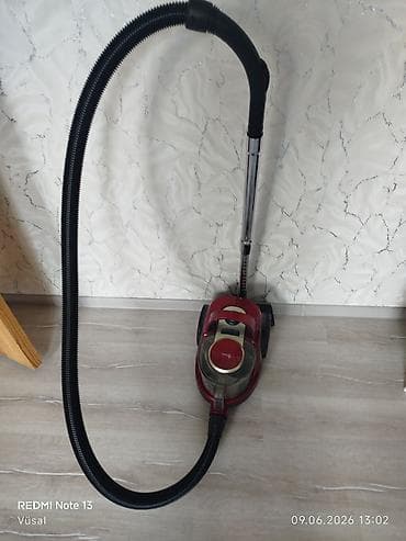 ikinci el 15 pro max: Qırmızı rəngli Gairmic tozsoran - Güc: 3600W (üst paneldə — 5