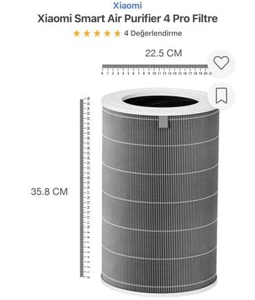 Xiaomi smart air purifier 4 pro filter. 2 gundur alinib bizim modele