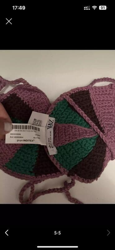 rus dilinde luget: Zara toxunma bralet. Tezedir s ve m razmer var — 4