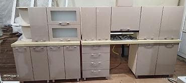Endirim 🔥 Metbex mebel olcu 3.50 sm mermerlidir uzeri parlaq mdf akril