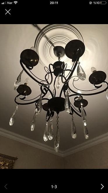 metbex lusturlari: Çılçıraq, 6 lampa, Metal — 1