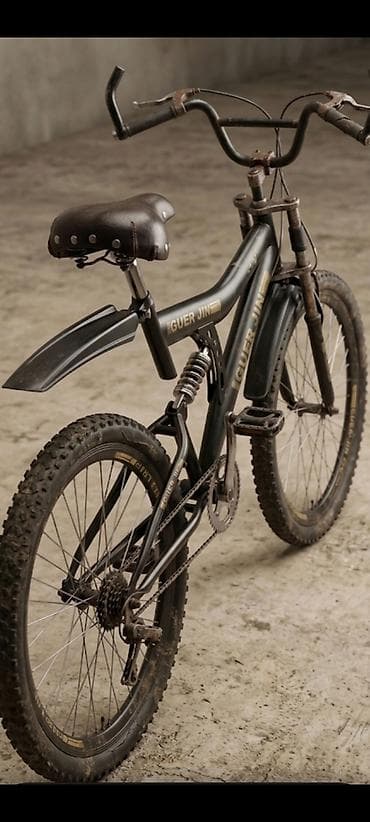 gitara simleri: Guer Jin dağ velosipedi - Çərçivə: polad, klassik BMX/MTB hibrid — 1