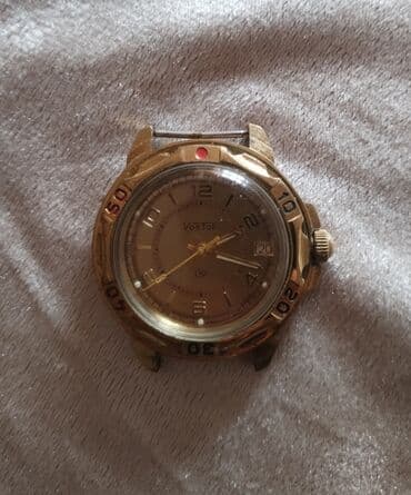saat hublot: Qol saatı, Vostok, rəng - Qızılı — 1