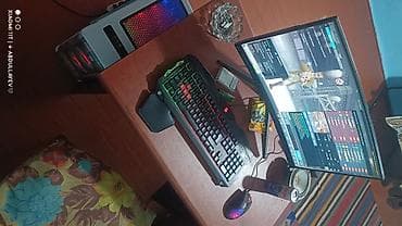 infinix smart 5: Gaming masaüstü kompüter + monitor + periferiyalar Komponentlər: - — 8