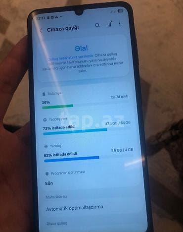 redmi note 12 s: Samsung Galaxy A14, 64 GB, rəng - Boz, Barmaq izi — 3