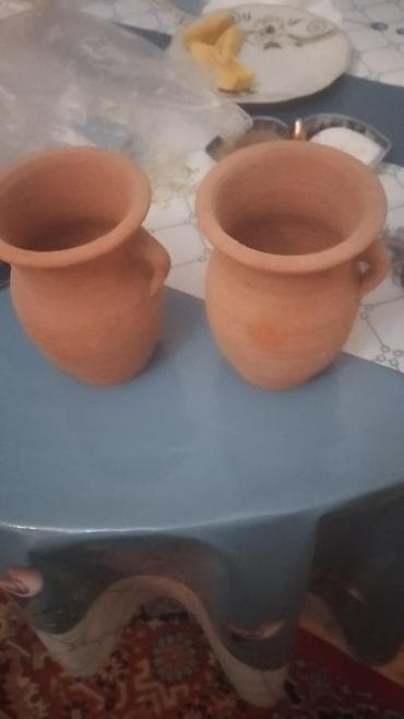 ucuz taxta: Məhsul: İki ədəd əl istehsalı gil küp Təsvir: - Təbii gil materialdan — 1