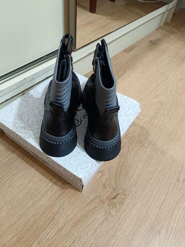 ağ rezin çəkmələr: Ölçü: 40, rəng - Qara, Yeni — 4