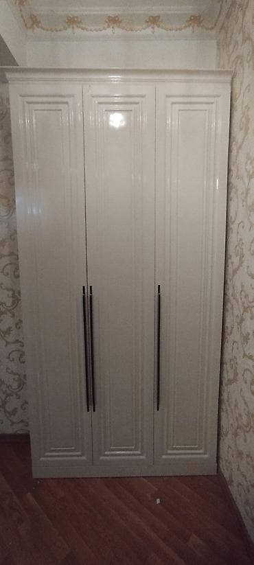 qapı modelleri: Yeni, 4 qapılı, Güzgülü, Bej, Digər material, Açılan, Düz dolab — 3