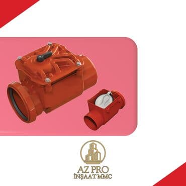 şu çəni: Tullantı su əks klapanı Suvarma, suyun çəkilməsi və drenaj — 2