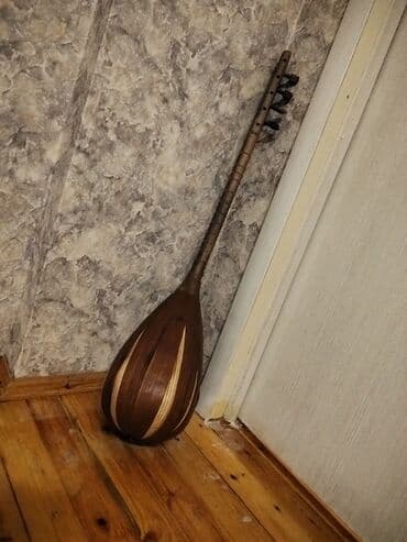 Velosiped ehtiyyat hissələri: Türk sazı (bağlama) – əl işi, tam ağac korpus - Korpus: armud — 2