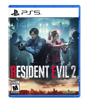 Ps5 resident evil 2 oyun diski. Tam bağlı upokovkada orginal