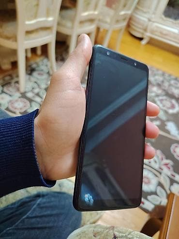 samsung a7 2016 ekran: Samsung Galaxy A7 2018, 64 GB, rəng - Qara, İki sim kartlı — 6