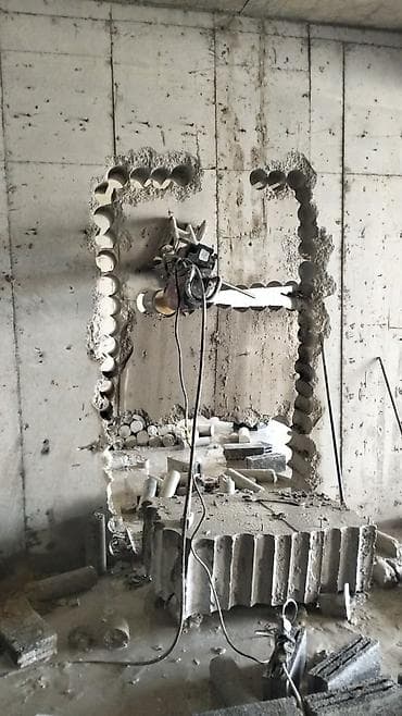 ev temiri neceye basa gelir: Beton kəsmə və deşmə xidməti - Monolit beton, dəmir-beton, kərpic və — 3