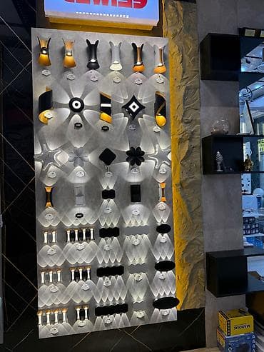 mis samovar: Dekorativ divar LED işıqları – daxili və fasad üçün geniş model seçimi — 4