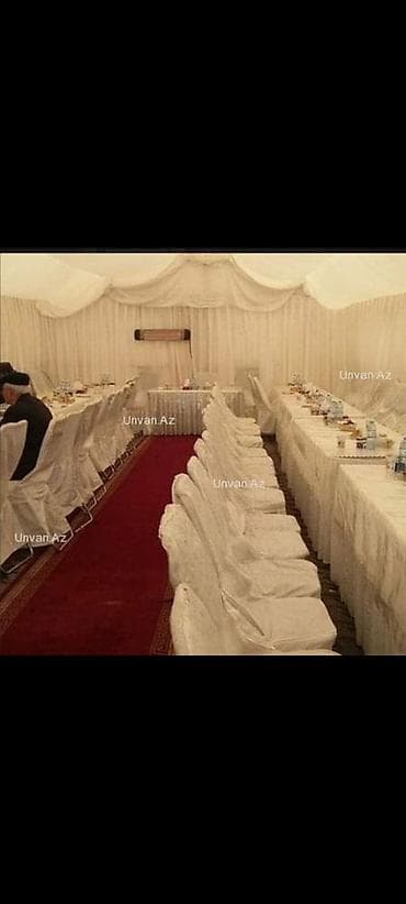 tent satilir: Mağar cadir təcili satılır uzunluğu 18m eni 6 m 130 nəfərlik yumsag — 1