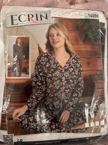 Ecrin Ensar Home & Sleep Wear qadın pijama dəsti - 2 hissəli lalafo.az -da Ecrin Ensar Home & Sleep Wear qadın pijama dəsti - 2 hissəli