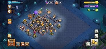 Clash of Clans hesabı – yüksək inkişaf etmiş əsas kənd + Tikinti Kəndi — 2