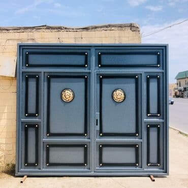 işlemiş darvaza: Eni-3 Hündürlük-2.60 Çerçive-8lik Şveller,Profil40/40qalın,List-2.5 — 1