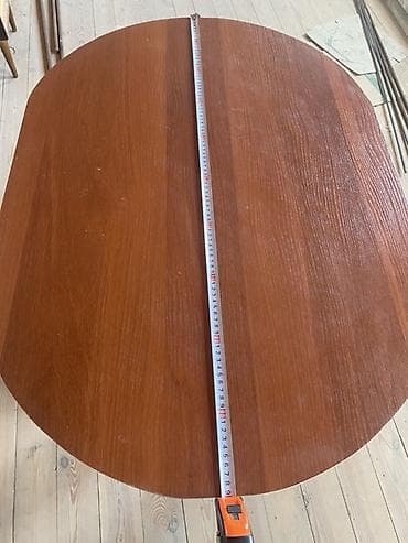 taxta divan: Qonaq masası, Açılmayan, Taxta, Oval masa — 2