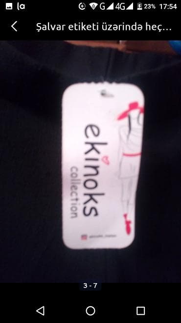 kombat şalvar: Qadin ucun ketan şalvar geyinilmeyib etiketi üstünde enlidi — 4