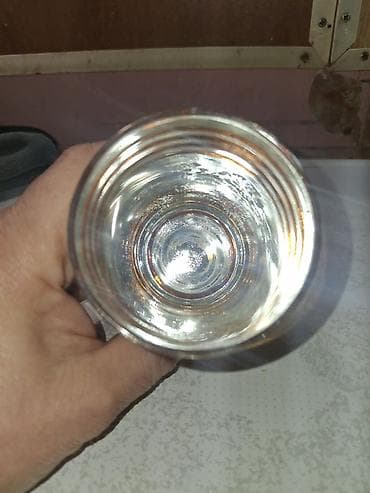 Qab-qacaq və mətbəx ləvazimatları: Stəkanlar, rəng - Qızılı, Şüşə, 6 ədədli dəst, Yaponiya — 2