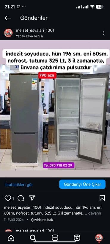 shivaki soyuducu: Soyuducular anbardan satiş.WhatsaApp-a yazin.Modellərin qimətlərini — 48