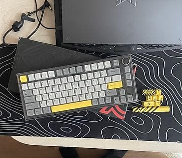 Skanerlər: Ajazz AK820 pro mexaniki klaviatura - Lay‑out: 75% (funksiya sırası — 1