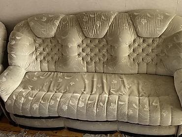 Klassik üslubda 3 parçalı yumşaq mebel dəsti - Tərkibi: 3 nəfərlik — 3