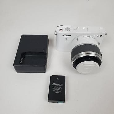 nikon d5200: 📸 Nikon 1 J1 (Ağ rəng) Səliqəli istifadə olunmuş, tam işlək — 2