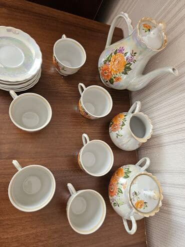 gence qab qacaq: Qəhvə dəsti, 6 nəfərlik, Rusiya — 3