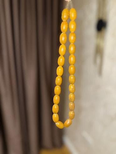 Toy paltarları və aksesuarları: Kəhrəba Təsbeh.Osmanlı Təsbehidir.23 ədəd Kəhrəba Daşı ədədi 60 — 1