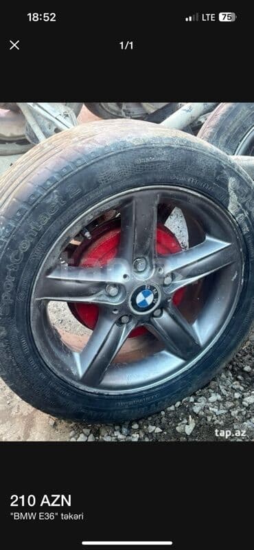formula təkərlər: BMW E36 modelləri üçün nəzərdə tutulmuş diskli təkər. Təkər — 1
