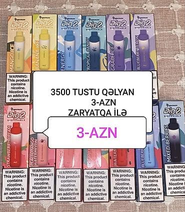 Məhsul: Vapeman birdəfəlik elektron siqaretlər - Seriyalar: Dig2 lalafo.az -da Məhsul: Vapeman birdəfəlik elektron siqaretlər - Seriyalar: Dig2