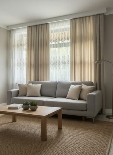 jalyuz pərdə: Yeni, Pərdə, rəng - Bej, Pulsuz çatdırılma — 1