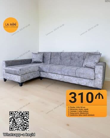 kafe üçün divanlar: Künc divan, Açılan, Bazalı, Şəhərdaxili pulsuz çatdırılma — 1