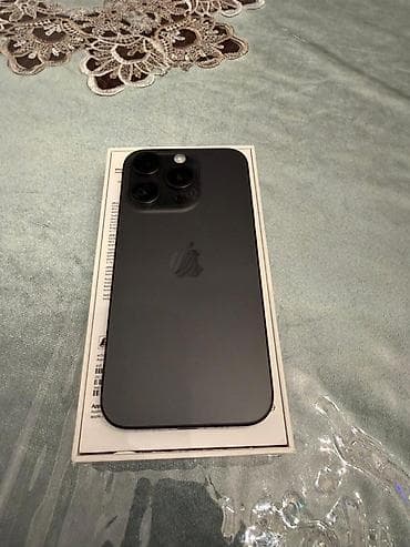 iphone 6 plus ekran: IPhone 15 Pro Max, 256 GB, Qara, Simsiz şarj, Face ID, Sənədlərlə — 4