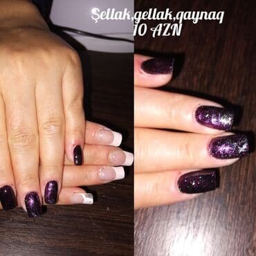 düz qaş modelleri: Manikür, Gellak, şellak — 1