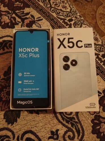 ucuz telefon redmi: Honor X5b Plus, rəng - Qara — 1