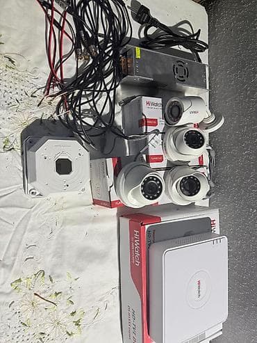 8 (4 col4 iceri) kamera 8 lik dvr Hard disk, power supply — 2