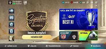 ucuz gitara satisi: EA Sports FC Mobile oyun hesabı – güclü “Qarabağ FC” klubu - Ümumi — 1