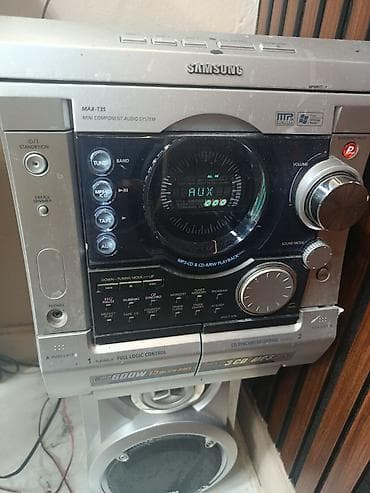 usb kaset: Samsung MAX-T35 mini komponent audio sistem - Güclü səs: ümumi 600W — 1