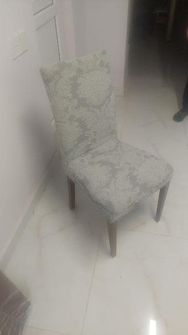bag stullari: Yemək masası və stul dəsti - Material: ağac karkas, laklı taxta üst — 4