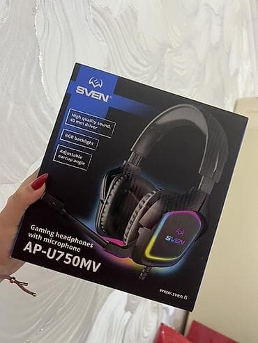 SVEN AP-U750MV – mikrofonlu gaming qulaqlıq - 40 mm sürücülər: yüksək lalafo.az -da SVEN AP-U750MV – mikrofonlu gaming qulaqlıq - 40 mm sürücülər: yüksək