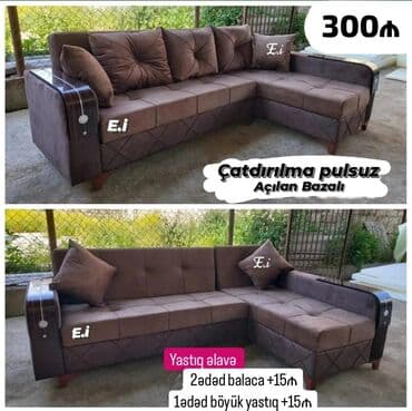 Matraslar: Künc divan, Açılan, Bazalı, Parça, Pulsuz çatdırılma — 1