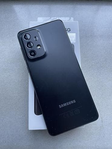 samsunq telfon: Samsung Galaxy A33 5G, 128 GB, rəng - Qara, Barmaq izi — 2